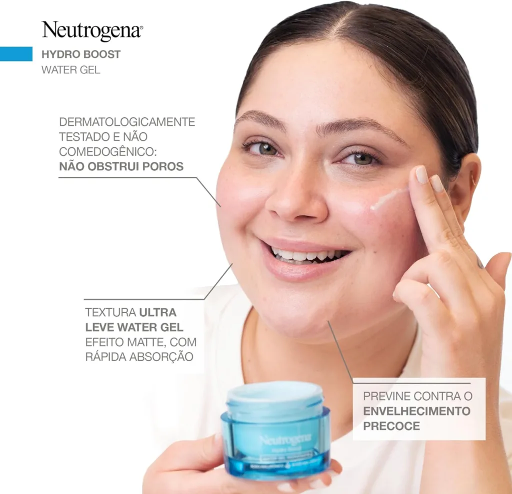 Neutrogena Hidratante Facial Hydro Boost Water Gel 50g, 15 achados incríveis