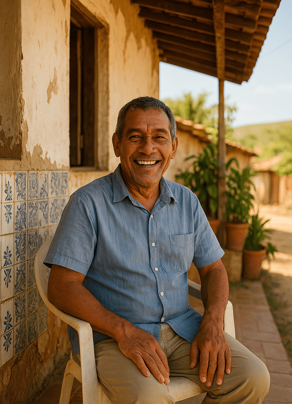 Foto de José Raimundo sorrindo