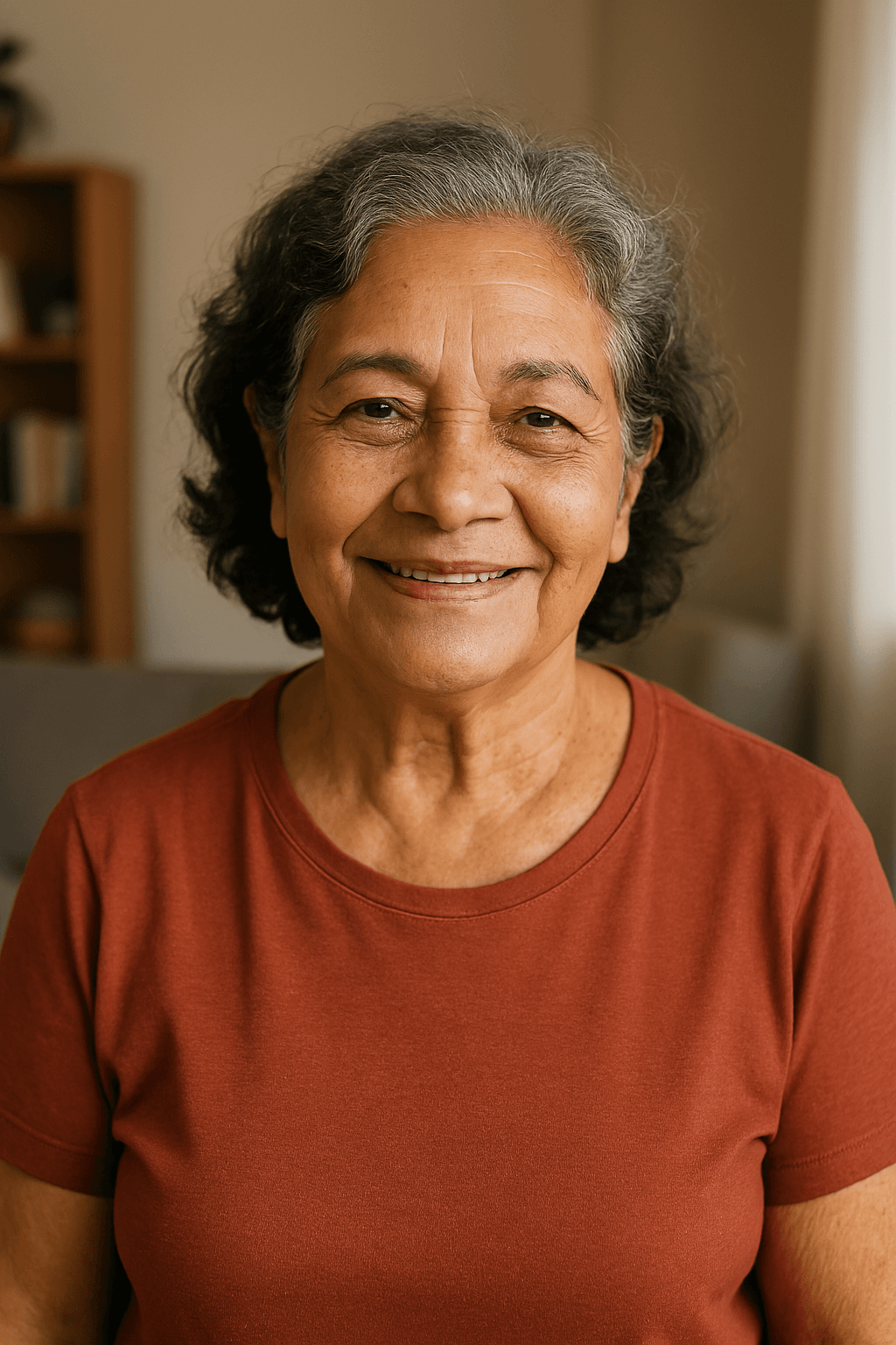 Foto de Raimunda Domingues sorrindo