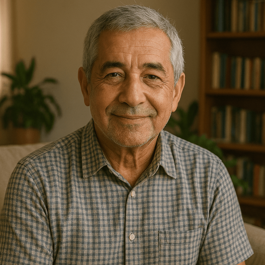 Foto de Antônio Vicente sorrindo