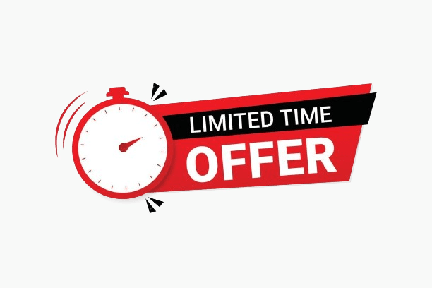Limited Time Offer Clock Icon